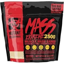 Гейнер Mutant Mass Extreme 2500 Ваніль 2.72 кг