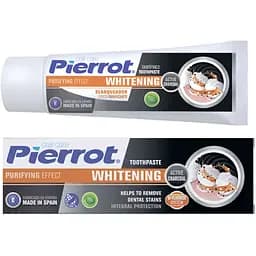 Зубная паста Pierrot Отбеливающая с древесным углем Ref.62, 75 мл