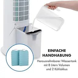 Мобільний кондиціонер вентилятор Klarstein Skytower Grand Smart 480 м3/ч (10035816) - мініатюра 4