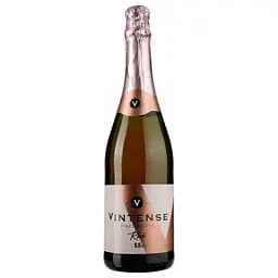 Уцінка. Вино ігристе Vintense Fines Bulles Rose Безалкогольне напівсолодке, 0,75 л, 0% (654441) 