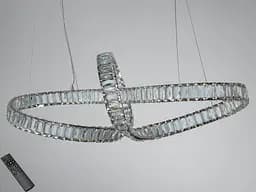 Люстра підвісна Romin LED хром 85 Вт пульт 15 м²