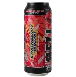 Напій енергетичний Hell Strawberry-banana безалкогольний газований 0.5 л - мініатюра 2