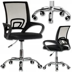 Офісне крісло Care Life Black Mesh (CF-09)