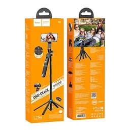 Селфі-монопод Hoco Handy aluminum alloy anti-shake live broadcast holder K22 L 1.75m, BT - мініатюра 2
