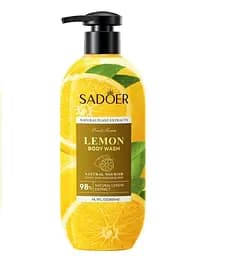 Гель для душу зволожуючий м'який Sadoer Lemon 400 ml SD57027