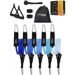 Набір трубчастих еспандерів Cornix 5 шт. 4.5-13.6 кг XR-0254