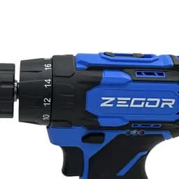 Шуруповерт акумуляторний універсальний Zegor CDA-18/18В/35 Нм/дві швидкості/2 батареї 18 В 2 Ач/Реверс/Підсвічування
 - мініатюра 5