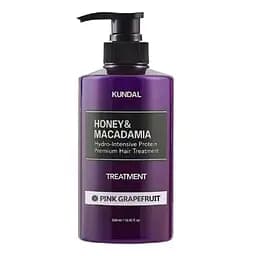 Кондиционер для волос "Розовый грейпфрут" 500 мл Kundal Honey & Macadamia Protein Hair Treatment Pink Grapefruit