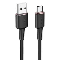 Дата кабель Acefast C2-04 USB to Type-C 3A (1.2m) Black