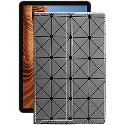 Чехол StatusCASE из экокожи для планшета Chuwi HIPad Air Серый ромб
