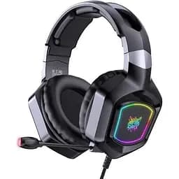Проводная игровая гарнитура Onikuma Gaming  with RGB X8, USB, 3.5mm, 2.2m, black