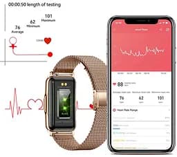 Годинник Smart Mioband Nano+ Pink, 2 ремінця - мініатюра 6