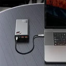 Портативна батарея Baseus Adaman Metal Digital Display 20000 mAh 65W PPIMDA-D01 - мініатюра 7