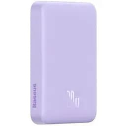 Портативний зарядний пристрій Baseus Magnetic Mini OS 20W 10000 mAh (PPCX110105) фіолетовий - мініатюра 3