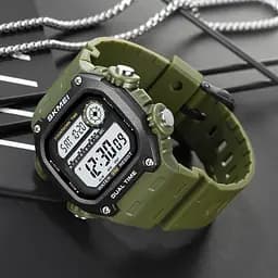 Наручний годинник чоловічий 2126AG Army Green Skmei acs0030252 - мініатюра 5