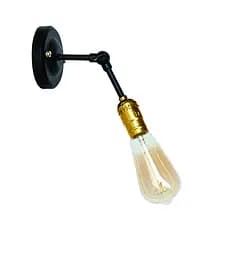 Бра настенное Levistella 752WF3302-1 E27 60W черный с золотым патроном для дома