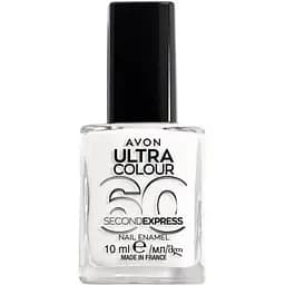 Швидковисихаючий лак для нігтів Avon УльтраКолір за 60 секунд Wow White 10 мл (49469320)