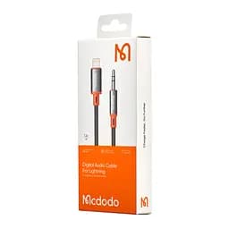 Кабель Mcdodo Castle Series Lightning to 3.5 мм Male Cable 1.2 м CA-0780 Чорний - мініатюра 2