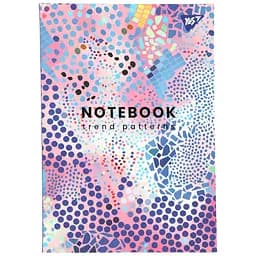 Блокнот Yes Trend patterns Drops А5, 64 аркуші, в крапку (152077)