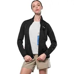 Кофта жіноча Salewa Puez Cammino PL Jacket Women M Чорний
