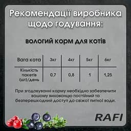 Вологий корм для дорослих котів Dolina Noteci Rafi Cat пауч з яловичиною 300 г - мініатюра 2
