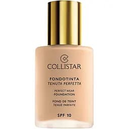 Тональний крем Collistar Perfect Wear SPF 10, тон 1 (Nude), 30 мл