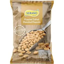 Арахис Serano жареный соленый бланшированный 200 г (912878)