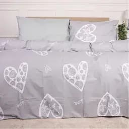 Комплект постільної білизни MirSon Ranforce Elite 17-4828 Emmerich 2 x 143 x 210 см сірий (2200009390289)