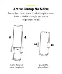Автомобільний утримувач холдер Baseus Easy Control Clamp Car Mount Holder A Set - мініатюра 4