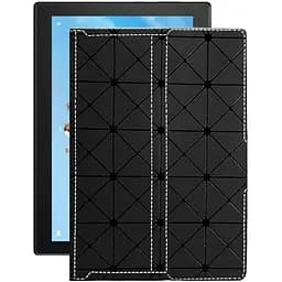 Чехол StatusCASE из экокожи для планшета Lenovo Tab 4 10 Plus Черный ромб