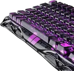 Клавіатура GravaStar Mercury K1 Lite 80keys BSUN Grey BT/WL/USB Transparent Black (GSV75LITE_XTAL_BLK) - мініатюра 2