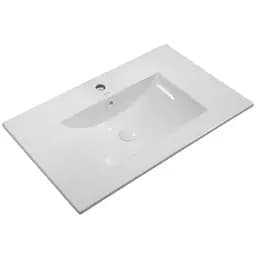 Умивальник меблевий Mixxus Premium Cubic-1503 810x460x170 мм з отвором під змішувач і переливом MP6497, Білий