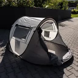 Намет Lugi LU-030BE Pop-Up двомісний 245 * 145 * 100 см з автоматичним каркасом сірий - мініатюра 4