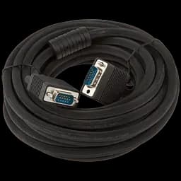 Кабель VGA-7.0BK 7 м чорний (з двома феритовими кільцями)