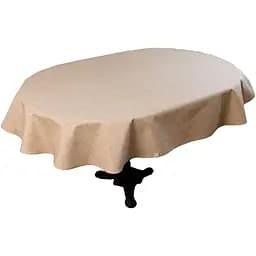 Скатертина Прованс Кориця овальна 133х240 см мокко (41209)