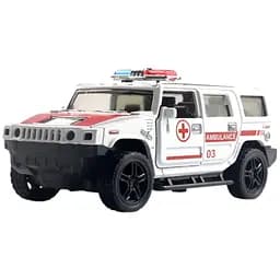 Модель автомобіля Автопром 74124 Ambulance білий 1:32