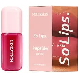 Зволожувальна олія для губ Hollyskin So Lips. Peptide Lip Oil 007. Rosy Gleam (0423h)