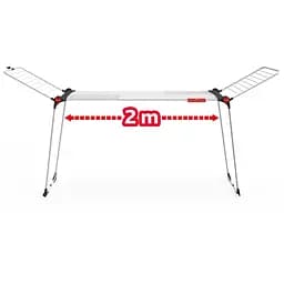 Уцінка. Сушарка для білизни Vileda Infinity Flex Розсувна 30 м (4023103229662) - мініатюра 2