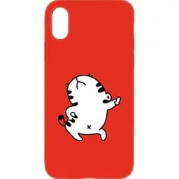 Чохол-накладка Toto Cartoon Soft Silicone TPU Case Apple iPhone XS Max Cat Red