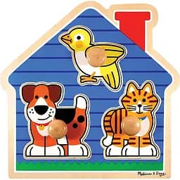 Формовий пазл Melissa&Doug Домашні тварини, 3 елементи (MD2055)