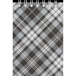 Блокнот на пружині Buromax Shotlandka А4, 48 аркушів сірий (BM.2460-09)