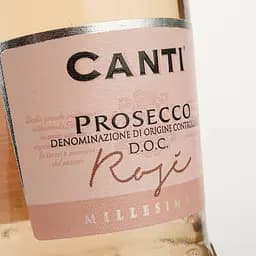 Вино ігристе Canti Prosecco Millesimato Rose, рожеве, сухе, 11%, 0,2 л (94763) - мініатюра 3