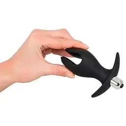 Анальна пробка-розширювач з вібрацією Black Velvets Anchor Plug 12,2 см. K000671