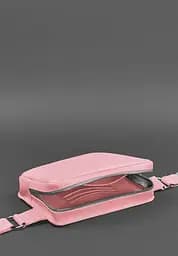 Шкіряна жіноча поясна сумка Dropbag Mini рожева - мініатюра 5
