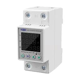 Реле напруги та струму на DIN-рейку TOMZN TOVPD1-63VAE colorful 63A, моніторинг енергоспоживання (51-00136) - мініатюра 2