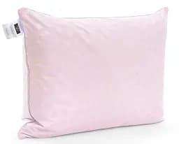 Подушка пухова MirSon Karmen №1807 Bio-Pink середня пух 90% 60х60 см біло-рожева (2200003011975) - мініатюра 2