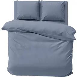 Комплект постільної білизни LeLit Сімейний 150х215 см мікрофібра P-0186/1 синій (le2000000304700)