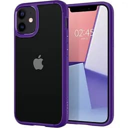 Оригінальний протиударний чохол Spigen Ultra Hybrid для iPhone 12 Mini (5.4") Hydrangea Purple (ACS01544)