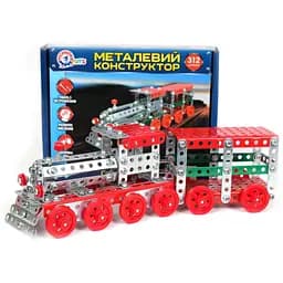 Металлический конструктор Поезд ТехноК 4814TXK 312 деталей