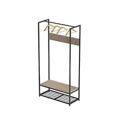 Вішалка модульна підлогова Треліс 13 180x90x38 чорний ДСП Дуб Сан-Марино 16мм FRD-104326